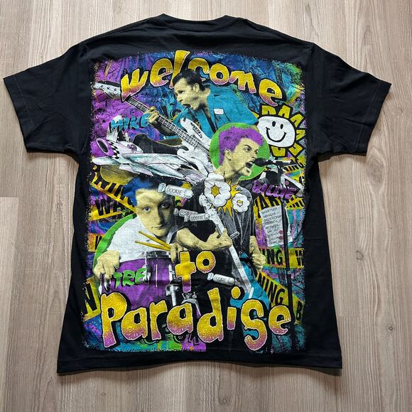 Backstock Co. Green Day Insomniac Dookie Welcome to Paradise Band Tee Shirt Sz L - Picture 5 of 6